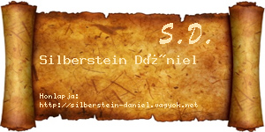 Silberstein Dániel névjegykártya